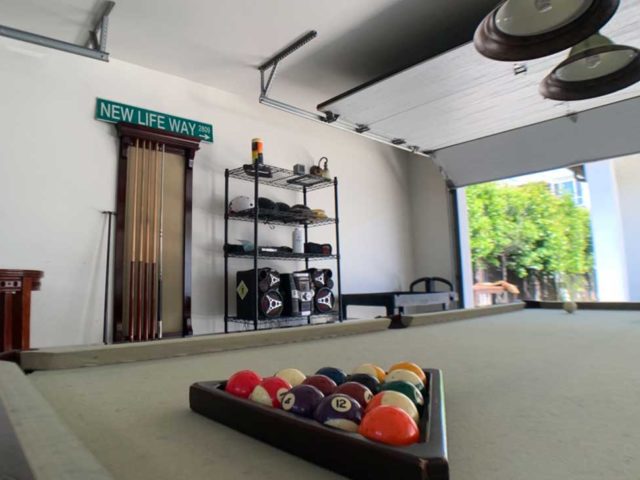 Game room at our LA Sober Living