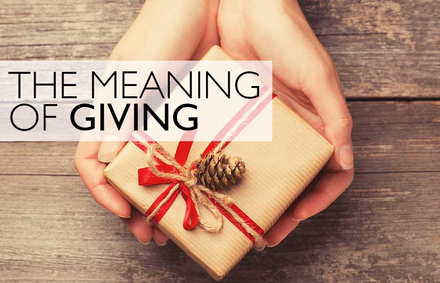 What Does Giving And Receiving Mean