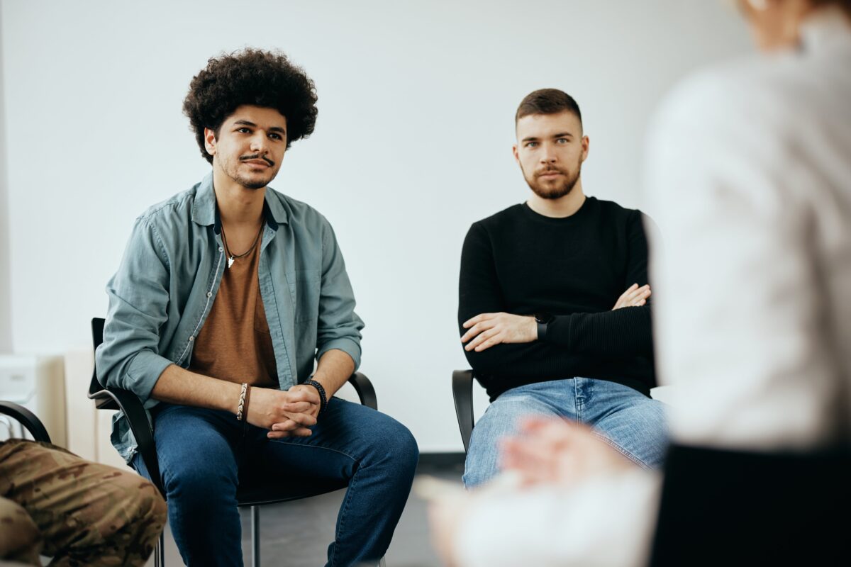 group therapy for young men in sober living Poway
