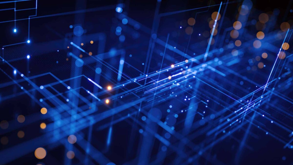 abstract blue background internet connection for social media addiction